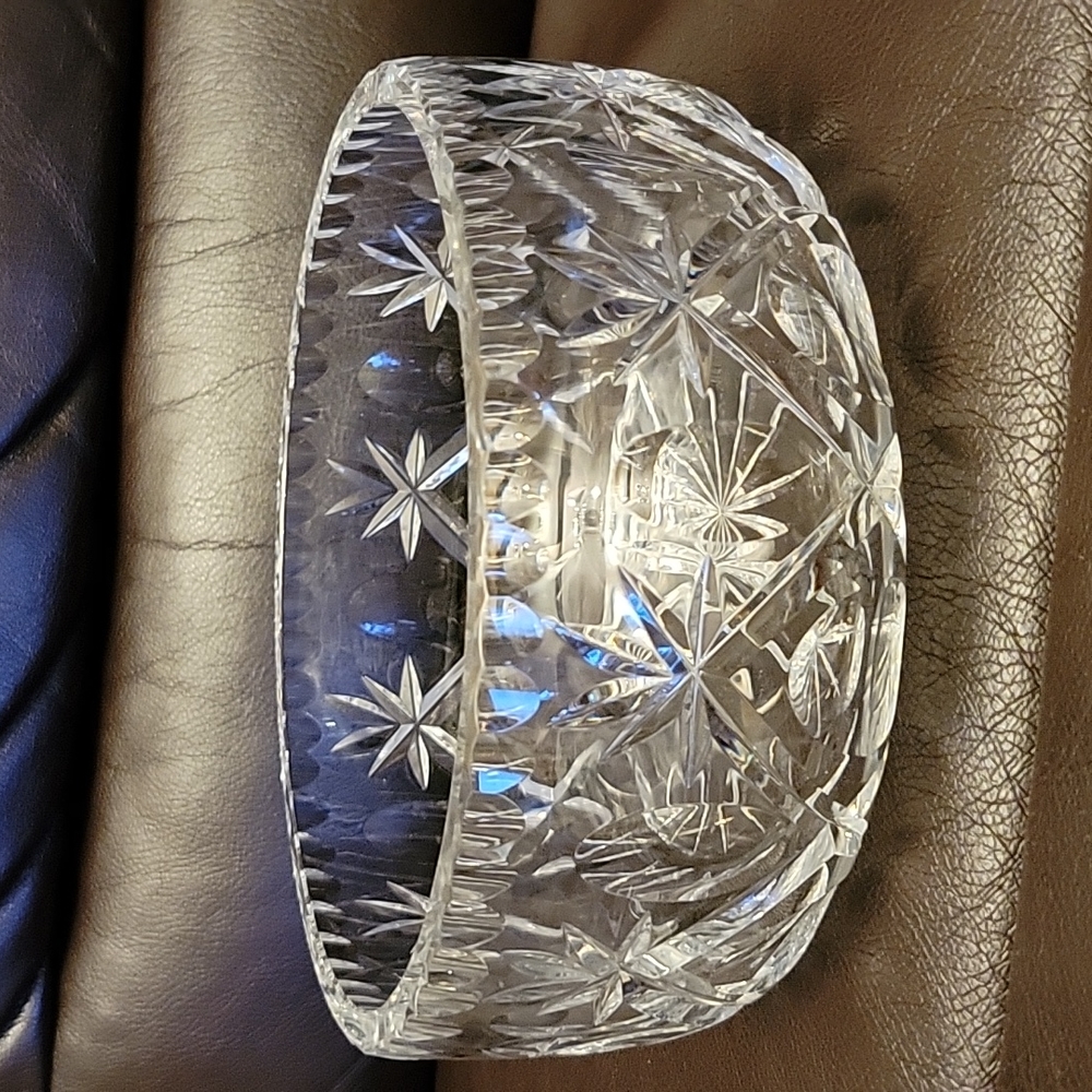Real White Crystal Fruit Bowl